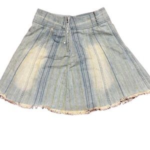 Chanel denim skirt